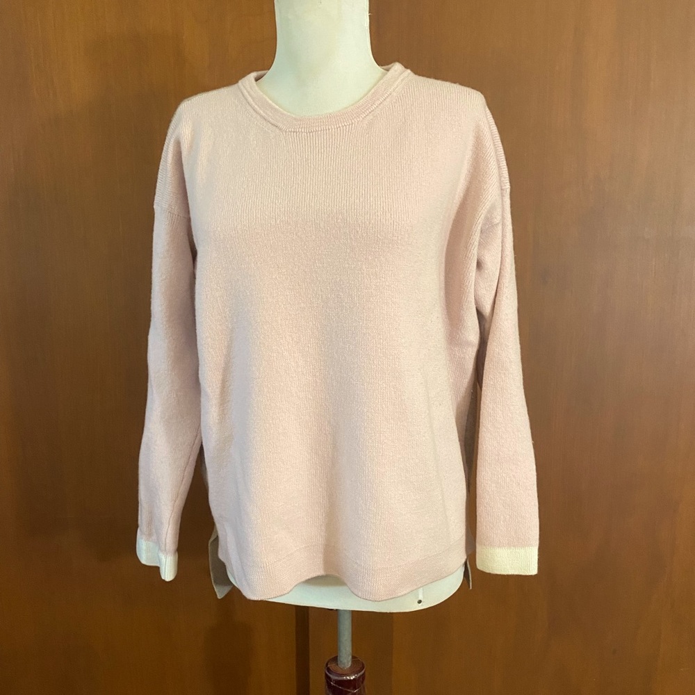 Chinti & Parker Blush Pink Crewneck Sweater